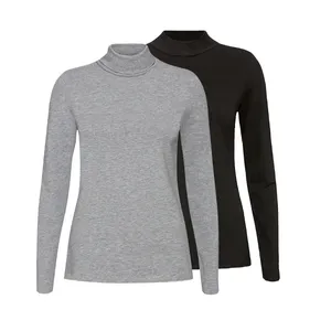 تی شرت آستین بلند زنانه اسمارا مدل 4100 مجموعه دو عددی 