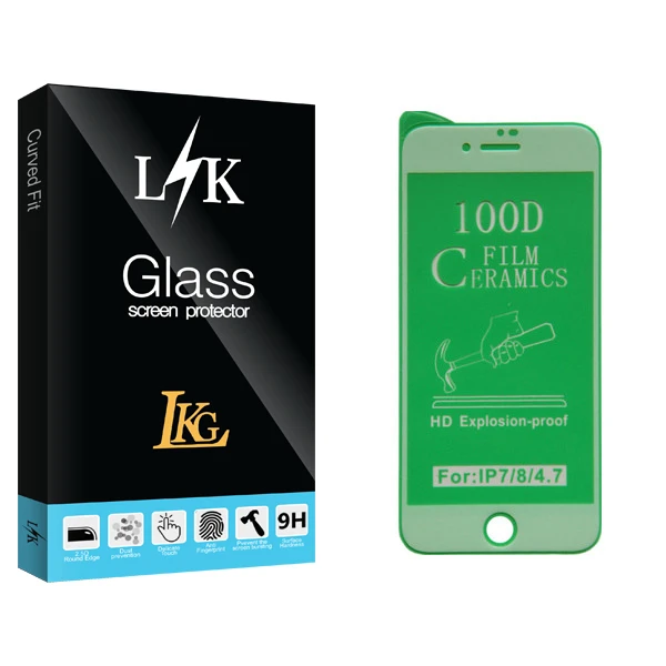 محافظ صفحه نمایش ال کا جی مدل LK Glass مناسب برای گوشی موبایل اپل iphone 7 /8