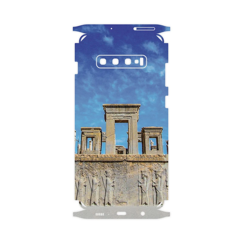 برچسب پوششی ماهوت مدل TAKHT-e-JAMSHID-FullSkin مناسب برای گوشی موبایل سامسونگ Galaxy S10 Plus