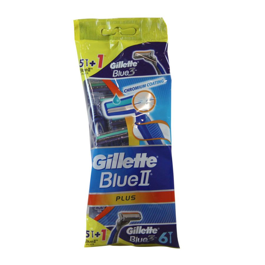 خودتراش ژیلت سری 5+1 BLUE2 PLUS بسته 6 عددی -  - 2
