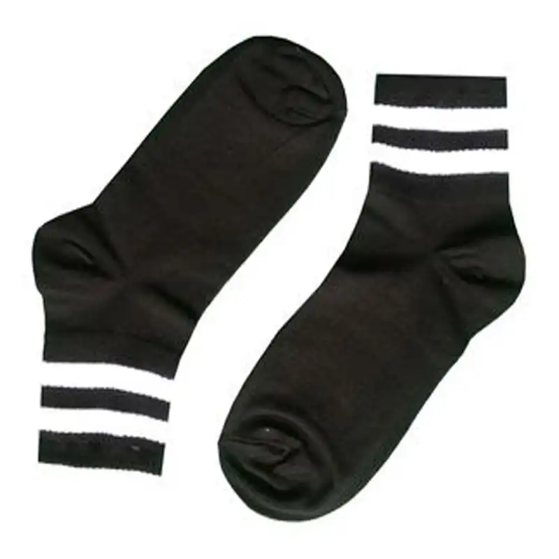 جوراب ورزشی ساق کوتاه زنانه مدل دو خط تنیس کد M 2023