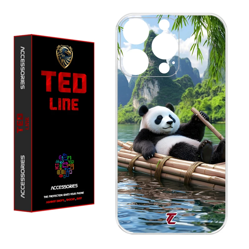 کاور تدلاین طرح پاندا کد 1162 مناسب برای گوشی موبایل اپل Iphone 15 Pro Max