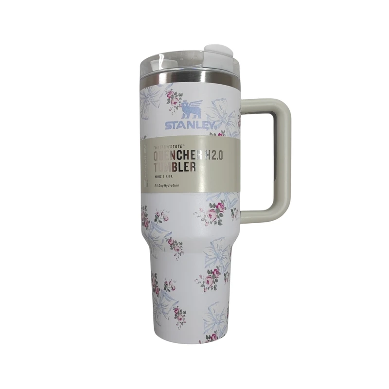 تراول ماگ مدل LOVESHACKFANCY QUENCHER H2.0 TUMBLER گنجایش 1.18 لیتر