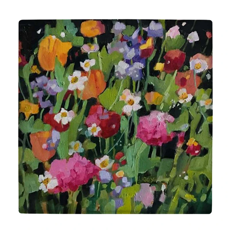   زیر لیوانی طرح نقاشی گل کد    4072045_2736