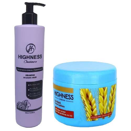 شامپو تقویت کننده و ترمیم کننده مو انشور هاینس مدل بدون سولفات حجم 500 میلی لیتر به همراه ماسک مو انشور هاینس مدل بدون سولفات حجم 500 میلی لیتر