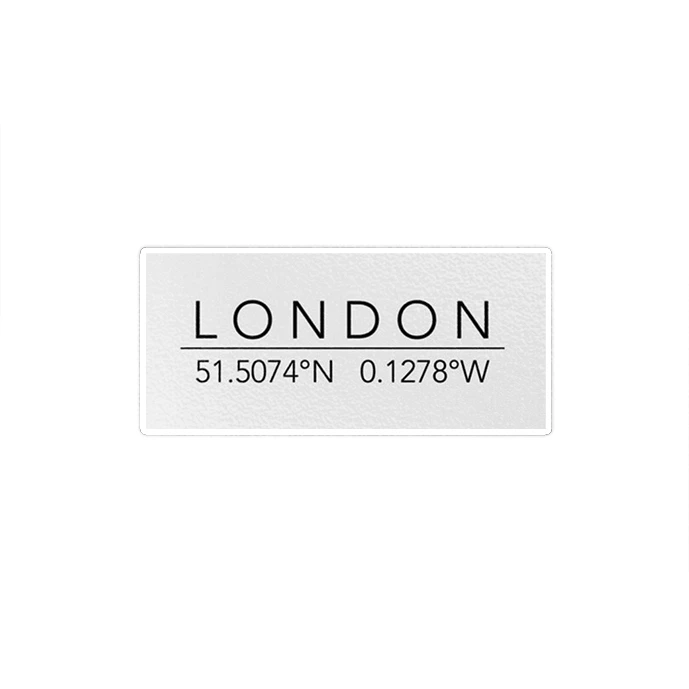 استیکر لپ تاپ ماسا دیزاین طرح موقعیت جغرافیایی London مدل STK1418