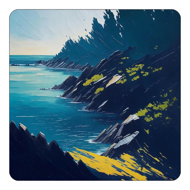 مگنت کاکتی طرح نقاشی رنگ روغن مدل mp73268