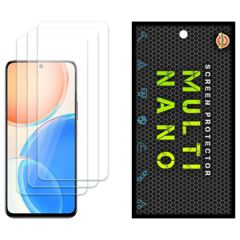 محافظ صفحه نمایش مولتی نانو مدل X-S3N مناسب برای گوشی موبایل آنر X8 4G بسته سه عددی