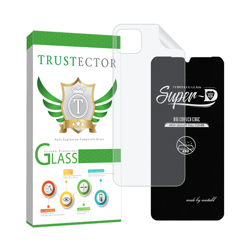    محافظ صفحه نمایش تراستکتور مدل SUPNABKTR مناسب برای گوشی موبایل سامسونگ Galaxy A22 5G به همراه محافظ پشت گوشی