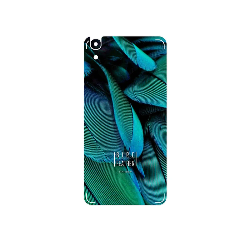 برچسب پوششی ماهوت مدل Green Feather مناسب برای گوشی موبایل هوآوی Y6 2015