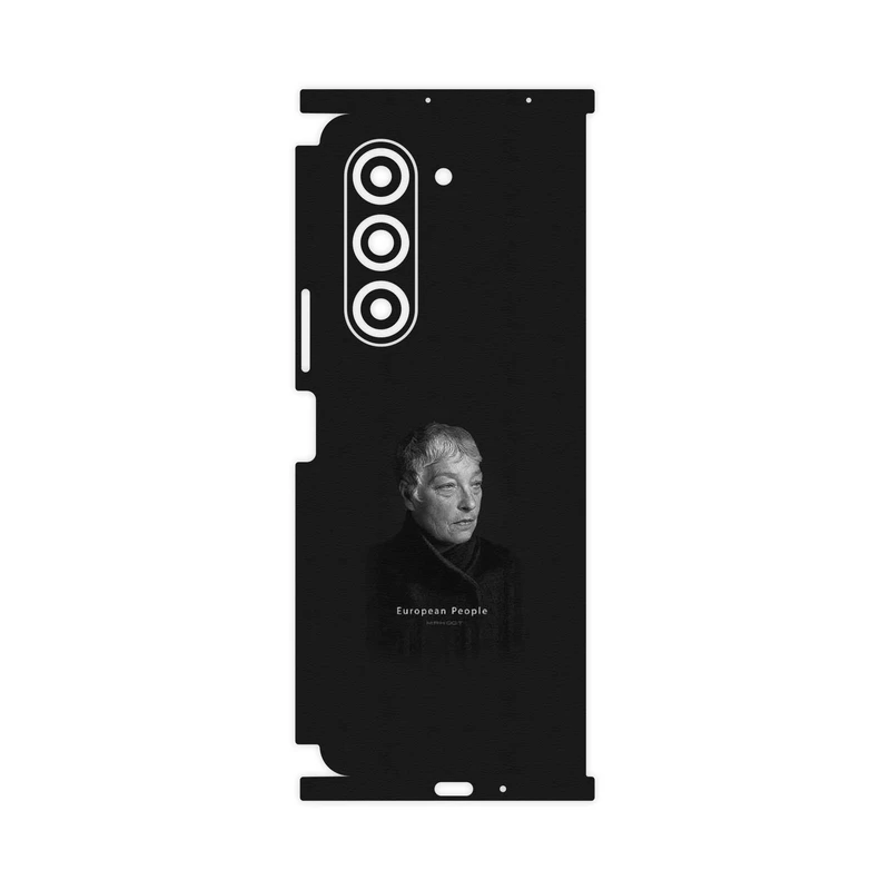 برچسب پوششی ماهوت مدل Portrait of a European Woman-FullSkin مناسب برای گوشی موبایل سامسونگ Galaxy Z Fold 5
