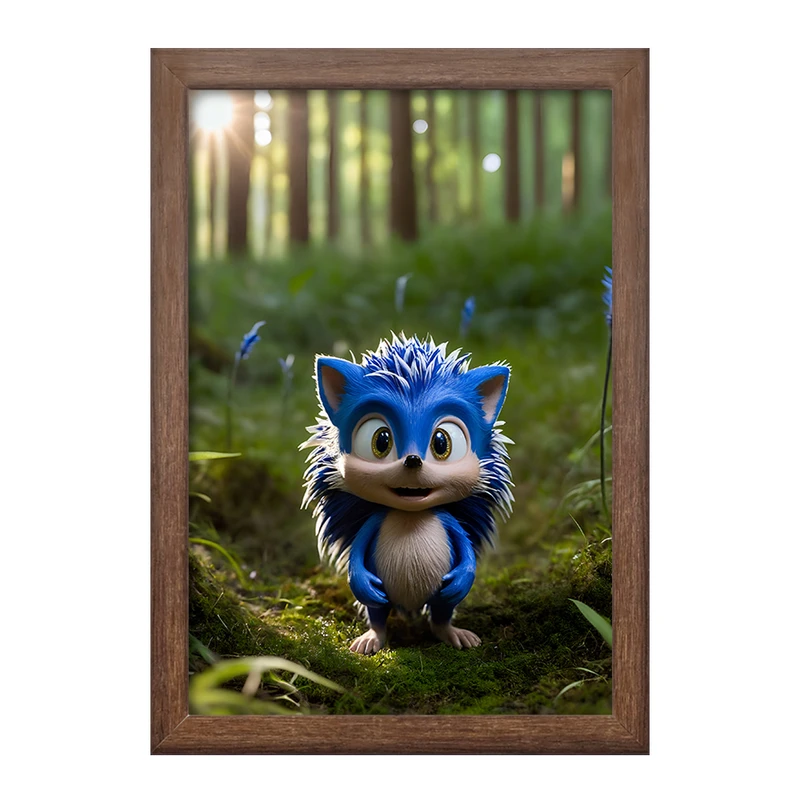 تابلو خندالو طرح سونیک (Sonic) کد F5327