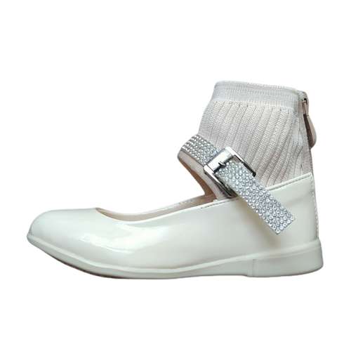 کفش دخترانه مدل مجلسی کشبافتی کد JN-HiCr