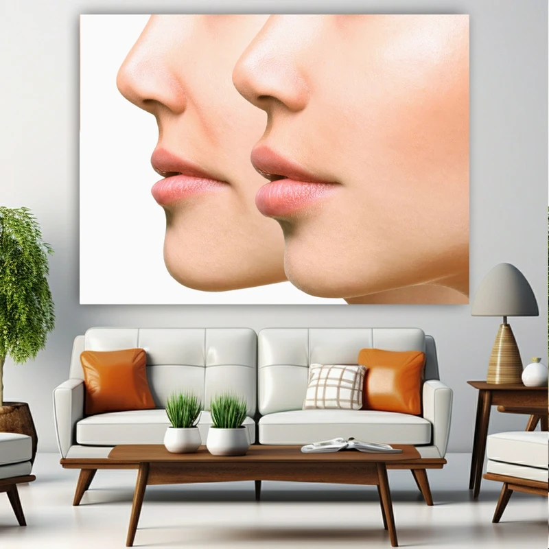 پوستر دیواری طرح جوانسازی پوست مدل لیفت صورت کد BK23107