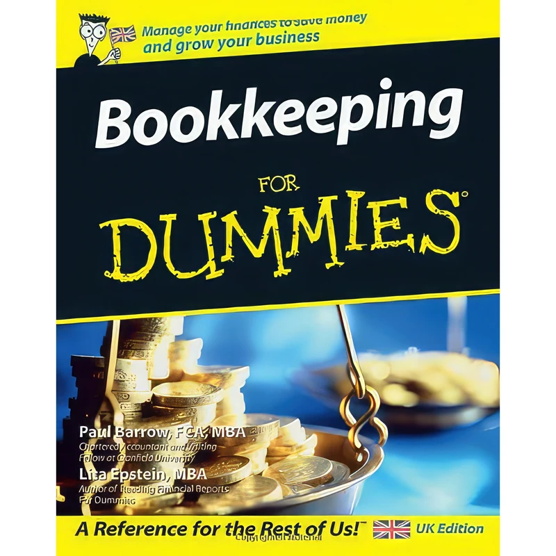 کتاب Bookkeeping for Dummies اثر Lita Epstein and Paul Barrow انتشارات John Wiley & Sons