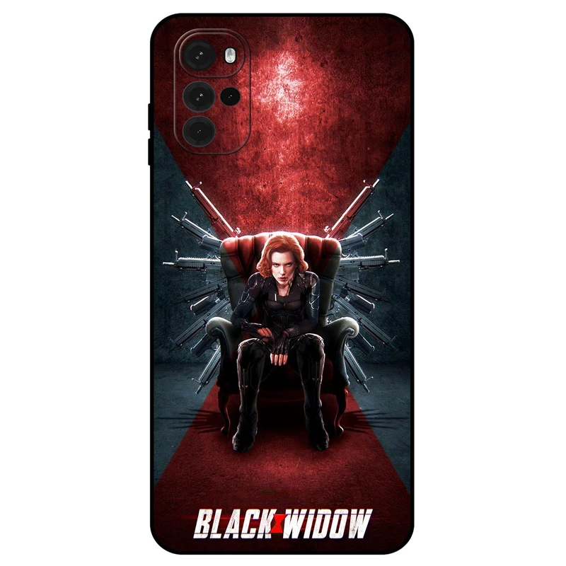 کاور مگافون طرح بیوه سیاه مدل 5423 مناسب برای گوشی موبایل موتورولا Moto G22