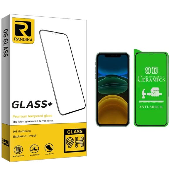 محافظ صفحه نمایش سرامیکی راندیکا مدل GLD مناسب برای گوشی موبایل اپل IPHONE XR/11