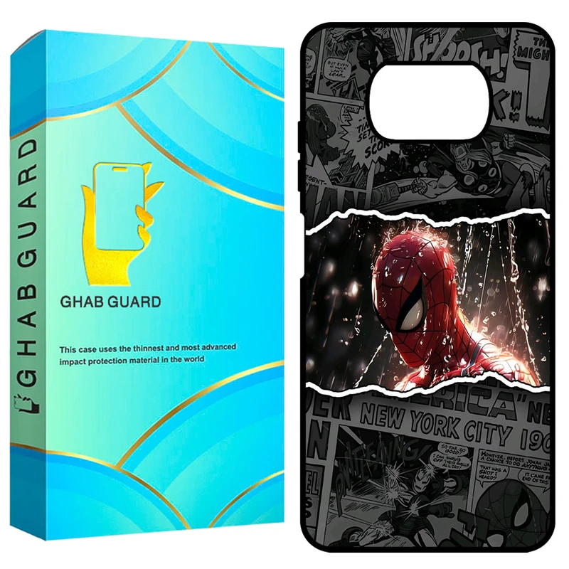 کاور قاب گارد طرح اسپایدر من مدل GCHPX3 مناسب برای گوشی موبایل شیائومی Poco X3 / X3 NFC / X3 Pro