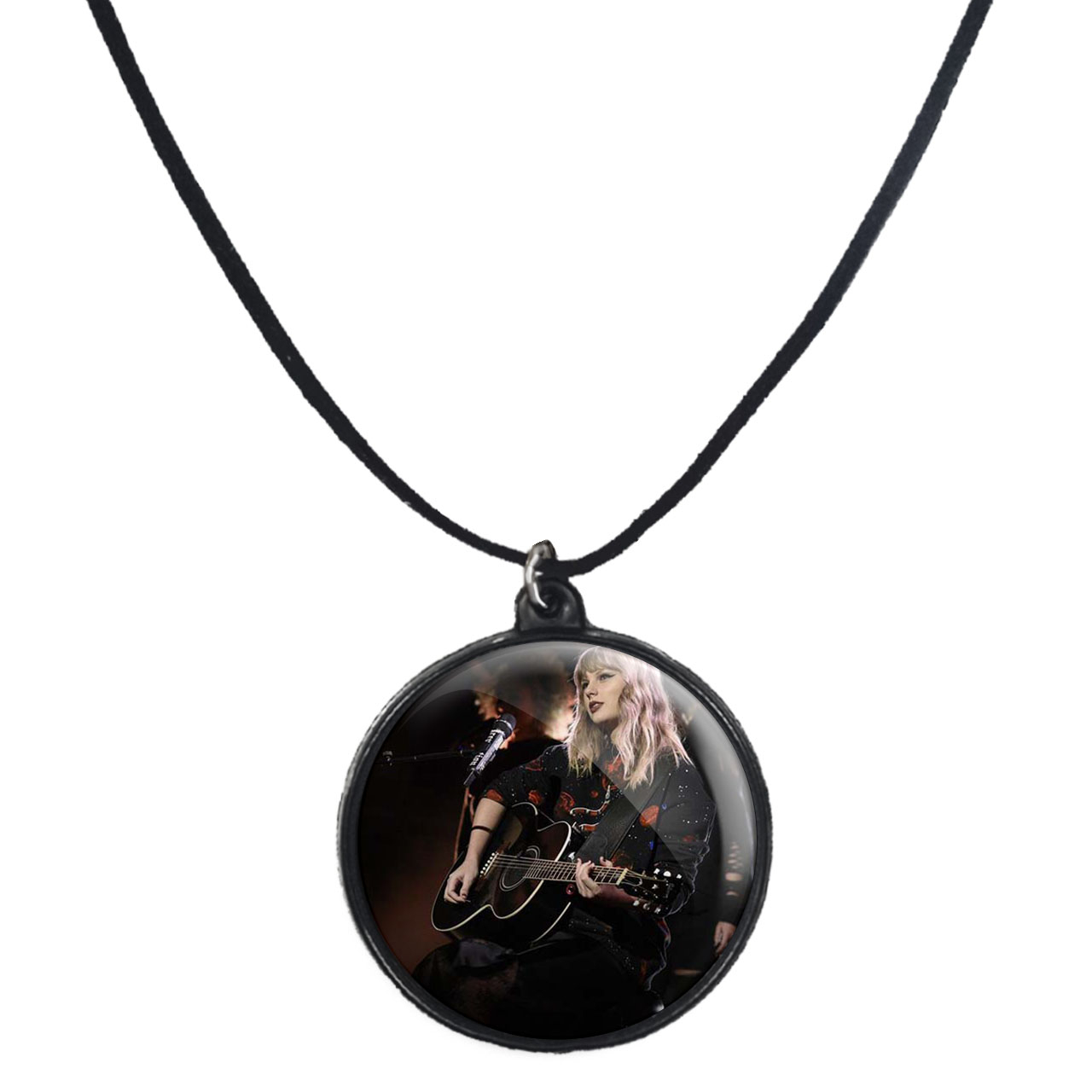 گردنبند پرمانه طرح تیلور سویفت کد pmb.2857 مدل دو طرفه