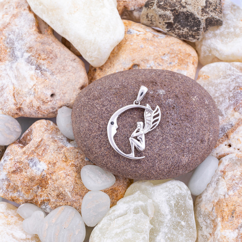 آویز گردنبند نقره زنانه مدل AMT_M052