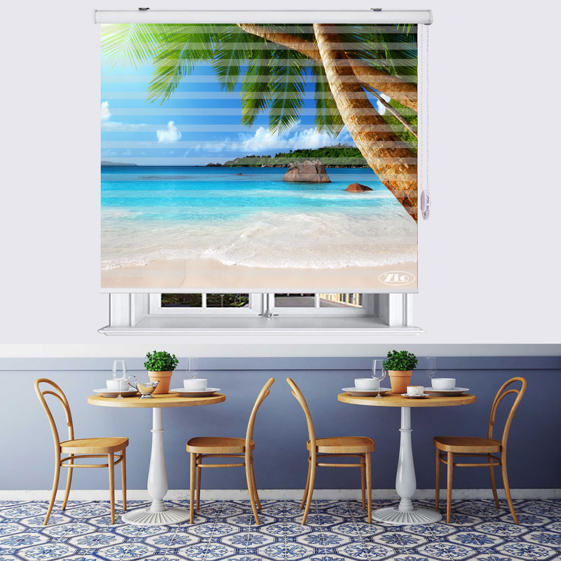  پرده زبرا زیو مدل L5057 سایز 200x280 سانتی متر