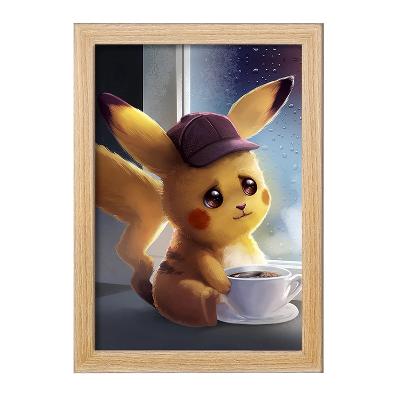 تابلو خندالو مدل پیکاچو انیمه پوکمون  کد 17375