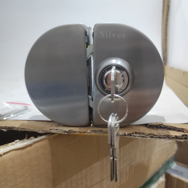 قفل درب شیشه ای سیلور مدل S-05 قفل درب شیشه ای سیلور مدل S-05