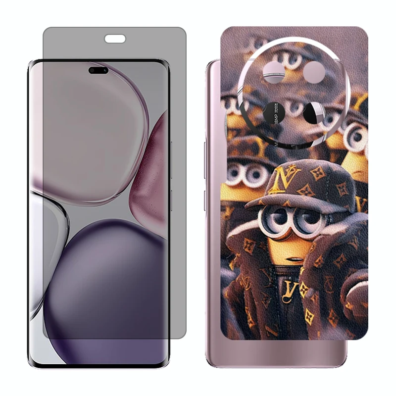 محافظ صفحه نمایش حریم شخصی گلس مدل Together مناسب برای گوشی موبایل آنر X9c به همراه برچسب پوششی