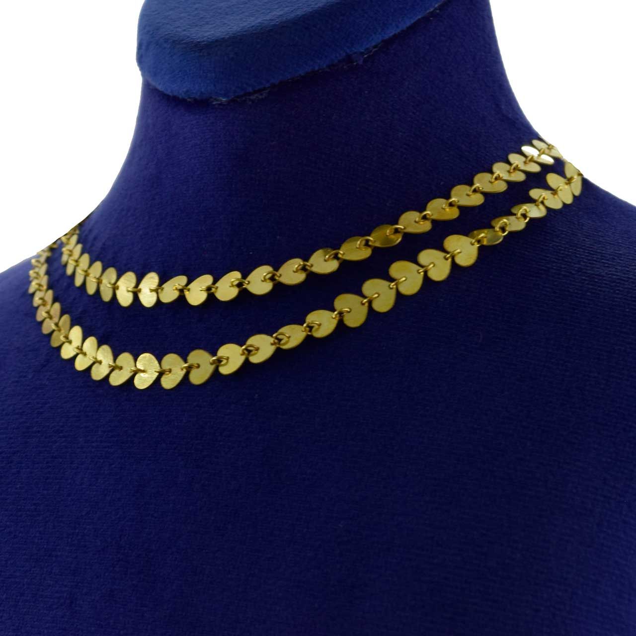 گردنبند طلا 18 عیار زنانه کانیار گالری طرح قلب کد 187 -  - 3