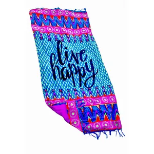 زیرانداز یک نفره مدل live happy