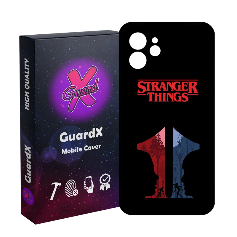 کاور گارد ایکس طرح Stranger Things مدل 10883 مناسب برای گوشی موبایل اپل iPhone 12