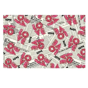 کاغذ کادو مدل قلبی عاشقانه بسته 5 عددی