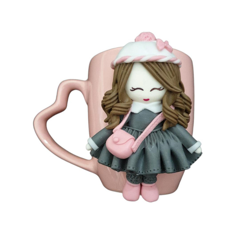 ماگ سرامیکی مدل عروسکی کد 1012