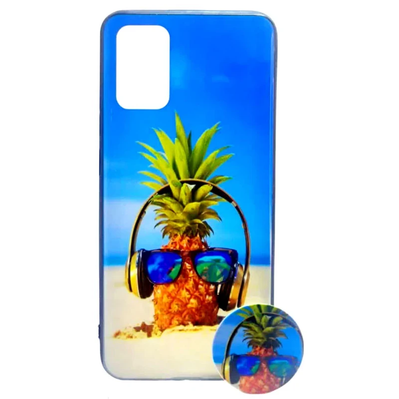 کاور طرح عروسکی مدل 002 مناسب برای گوشی موبایل سامسونگ GALAXY S20 FE همراه پاپ سوکت
