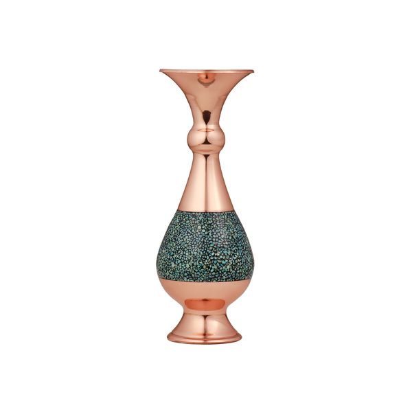 گلدان فیروزه کوبی مدل صراحی کد 16