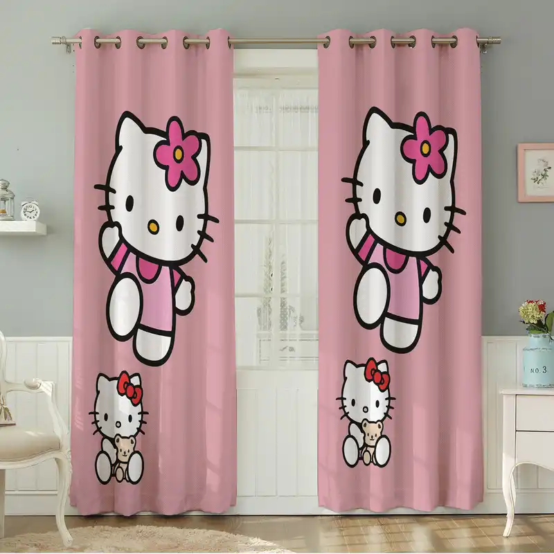 پرده نیروانا طرح کودک مدل مخمل کد 8319 سایز 140×280 سانتی متر