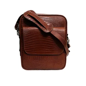 کیف رودوشی مردانه مدل کاسپین چرم