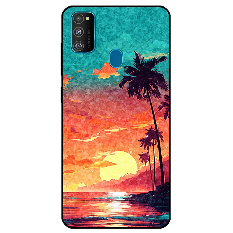 کاور مگافون طرح تابستان مدل 8000 مناسب برای گوشی موبایل سامسونگ Galaxy M21 / M30 S          