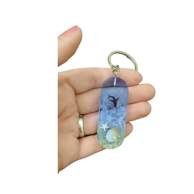 جاکلیدی رزینی مدل دریا و صدف