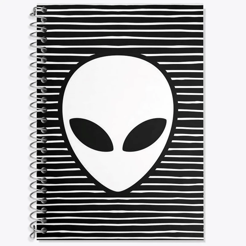 دفتر زبان 50 برگ خندالو مدل دو خط طرح آدم فضایی کد 1953