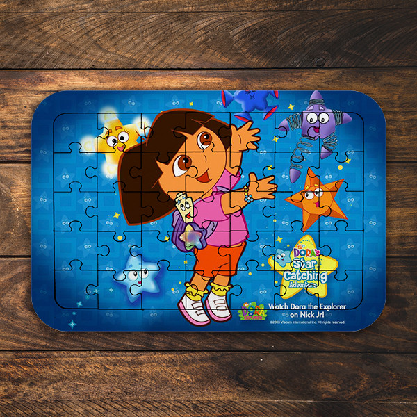 پازل 35 تکه طرح انیمیشن دورای جهانگرد مدل NI738