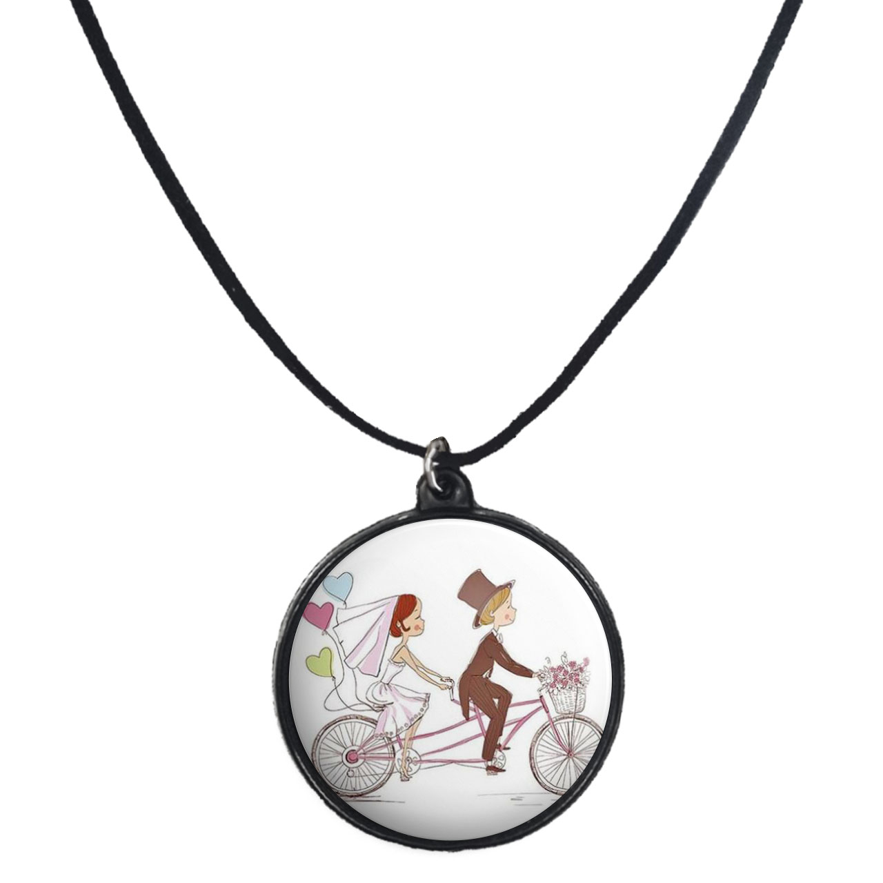 گردنبند پرمانه طرح عاشقانه کد pmb.5575 مدل دو طرفه