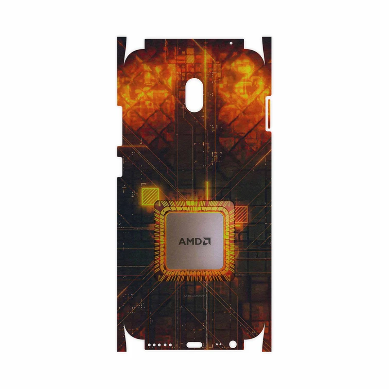 برچسب پوششی ماهوت مدل AMD Brand-FullSkin مناسب برای گوشی موبایل شیائومی Redmi 8A