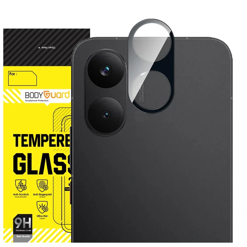 محافظ لنز دوربین بادیگارد مدل Blk مناسب برای گوشی موبایل شیائومی Poco X8 Pro