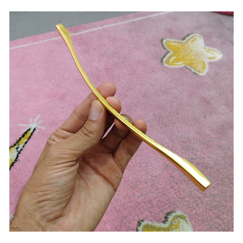 دستگیره کابینت و کمد مدل طاوسی کد  S192 بسته 3 عددی