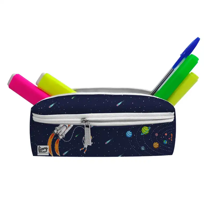 جامدادی مستر راد مدل سه زیپ طرح کهکشانی کد 2507