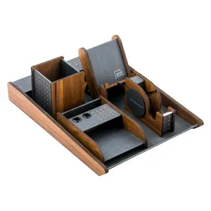 ست لوازم اداری رومیزی مدل جوان1 مجموعه ی پنج عددی