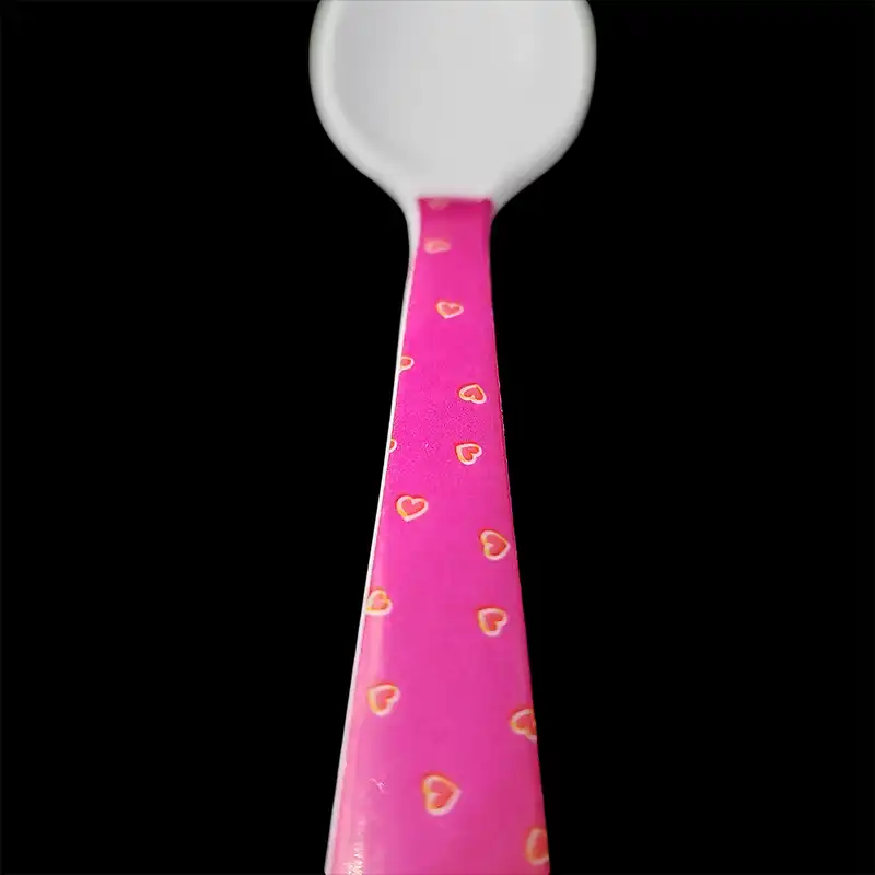 قاشق کودک مدل گلدار کد 7781