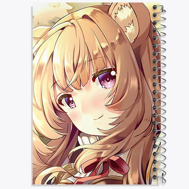 دفتر لیست خرید 50 برگ خندالو طرح رافتالیا انیمه ظهور قهرمان سپر کد 15922