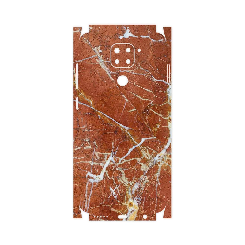 برچسب پوششی ماهوت مدل Red Marble-FullSkin مناسب برای گوشی موبایل شیائومی Redmi 10X